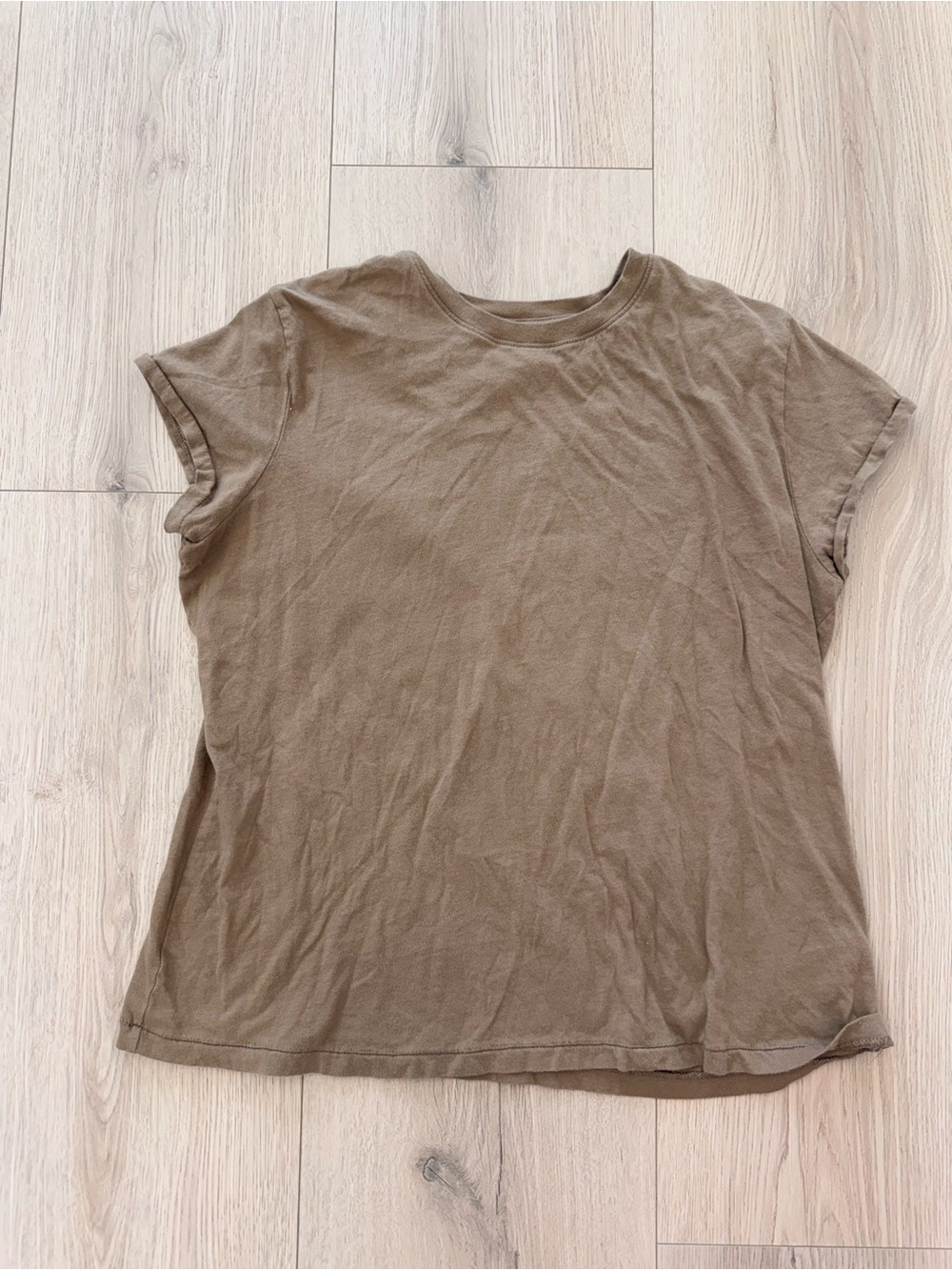 Women’s Brown Crewneck Tee shirt target universal thread